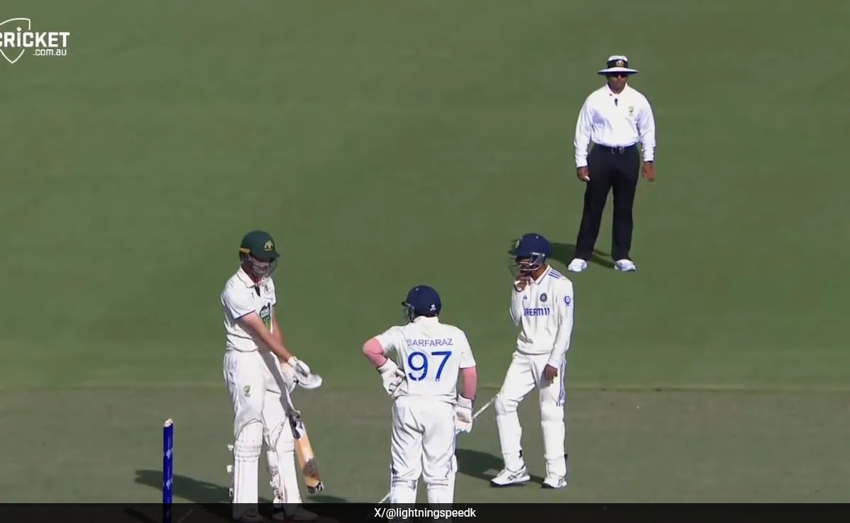 Sarfaraz Khan Brings Gully Cricket Rule, Demands Australian Batter’s Dismissal For Double Bat. Watch