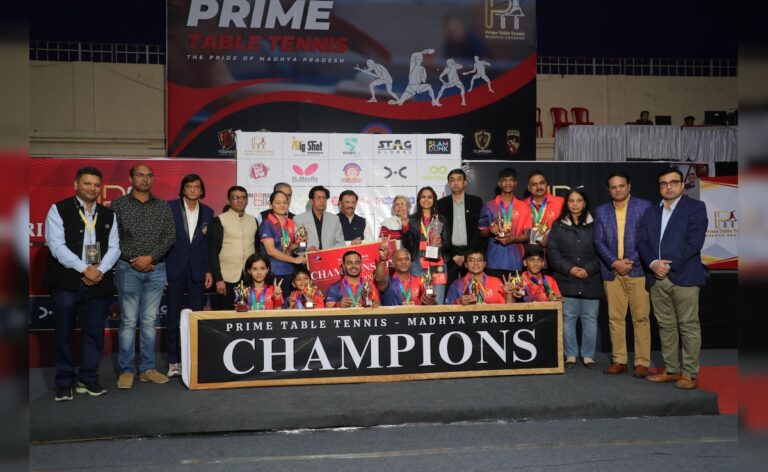 Lion Warriors Clinch The First Season of Madhya Pradesh Prime Table Tennis League