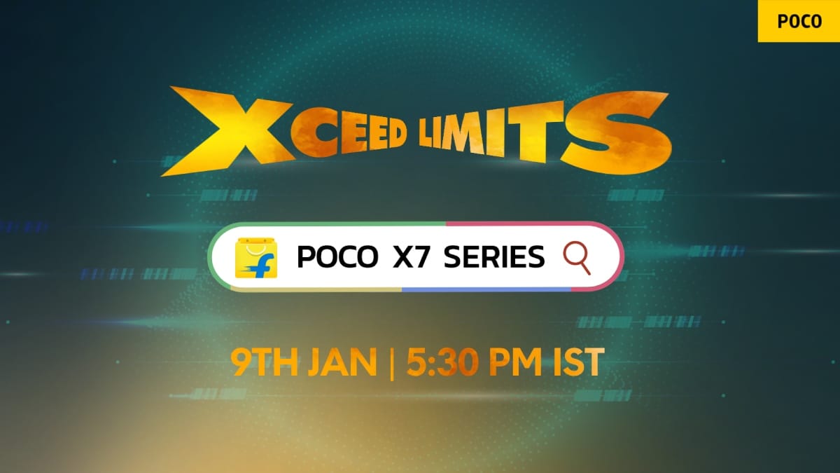 Poco X7 Series India Launch Date Set For January 9; Flipkart Availability Confirmed