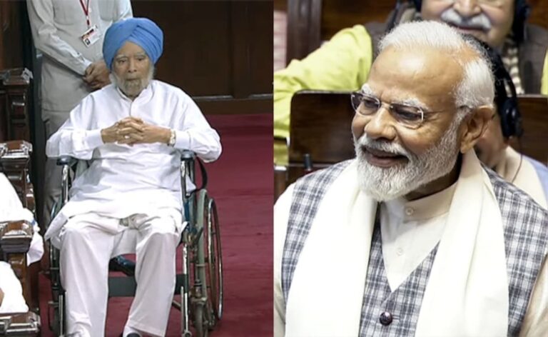 When Manmohan Singh Went To Rajya Sabha In Wheelchair And PM Modi Praised Him