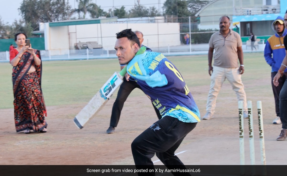 Amir Hussain Lone Thanks Adani Foundation For Fulfilling His Dream Of Building Cricket Academy