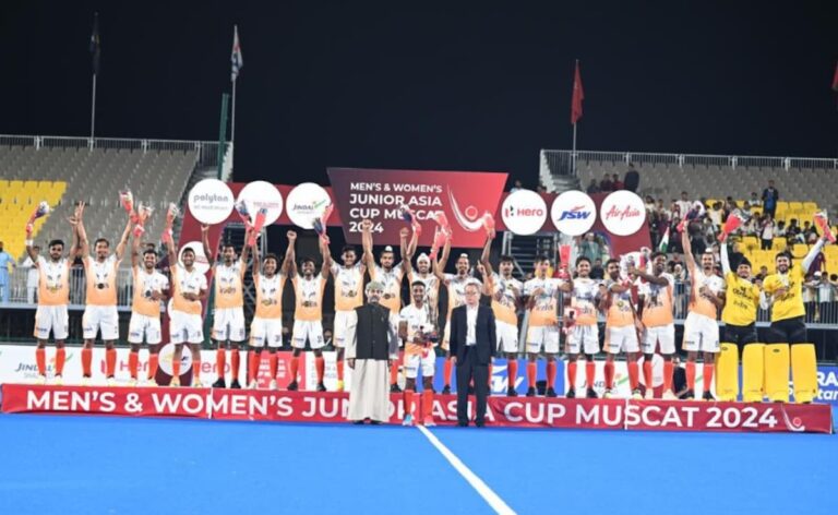 Araijeet Singh Hundal’s Four Goals Hand India 5th Title In Men’s Junior Asia Cup Hockey