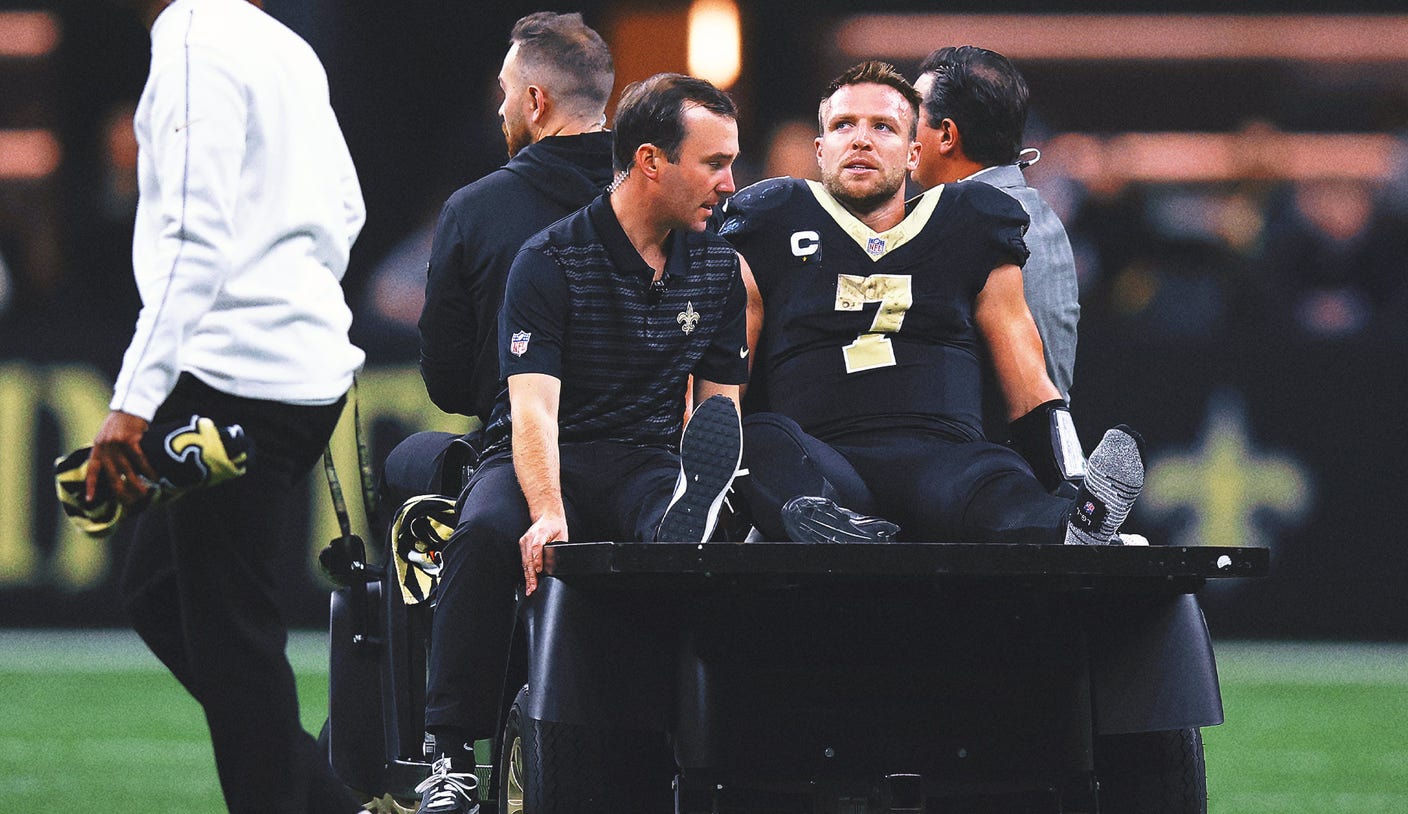 Saints say Taysom Hill likely suffered season-ending ACL tear in Rams loss