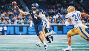 Tucker Gleason takes over as Toledo beats Pitt 48-46 in bowl-record 6 overtimes