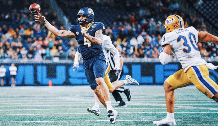 Tucker Gleason takes over as Toledo beats Pitt 48-46 in bowl-record 6 overtimes