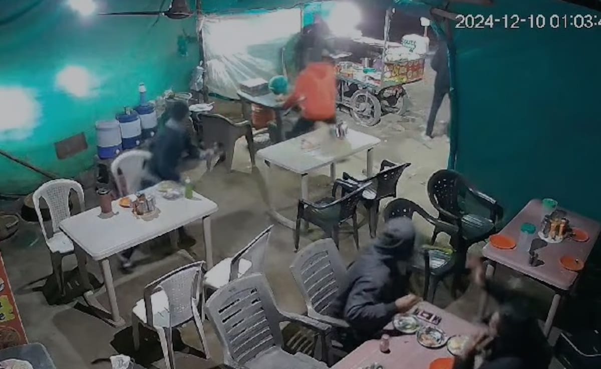 SUV Rams Restaurant In Gujarat, Man Manages To Jump Out Of Its Way