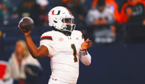 Miami’s Cam Ward sets NCAA’s Division I record for career touchdown passes