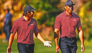 Tiger Woods’ 15-year-old son Charlie sinks hole-in-one in PNC Championship