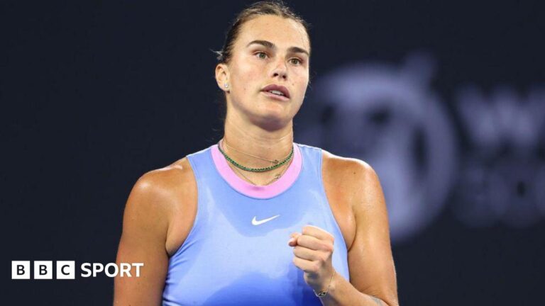 Brisbane International: Aryna Sabalenka to face Mirra Andreeva in semi-final