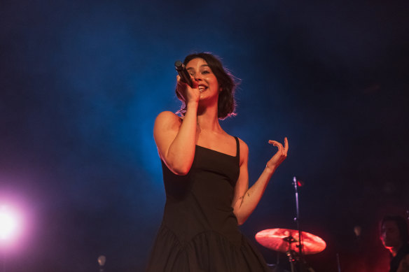 Gracie Abrams performs at Forum, Melbourne.