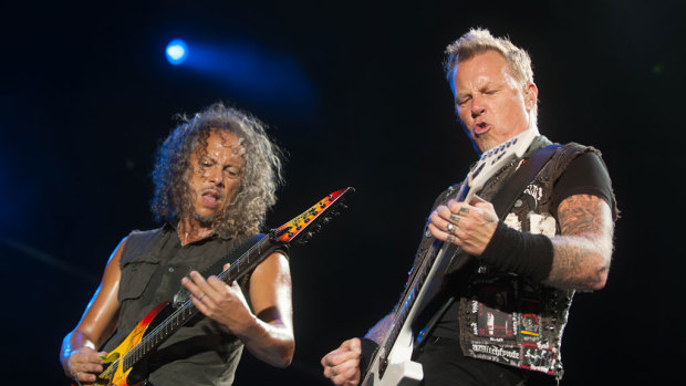 US heavy metal band Metallica are playing at Suncorp Stadium.