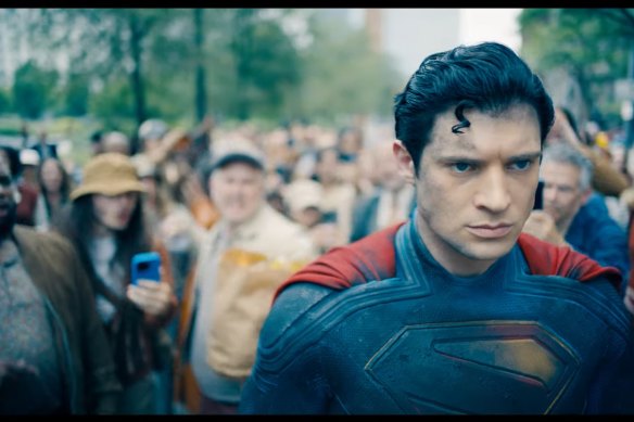 David Corenswet in the new <i>Superman</i>.