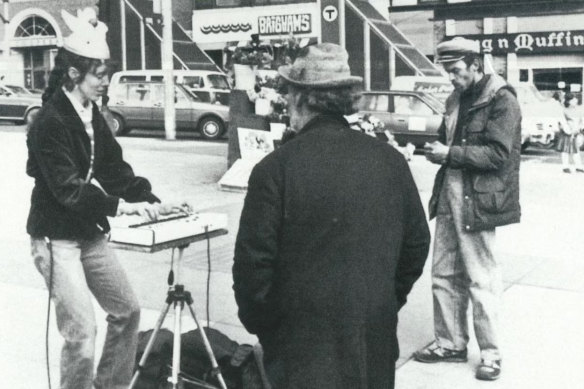 The Space Lady was an eccentric fixture on the streets of Boston, and later San Francisco, throughout the ’80s.