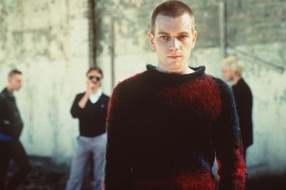 Ewan McGregor as Renton in Trainspotting.