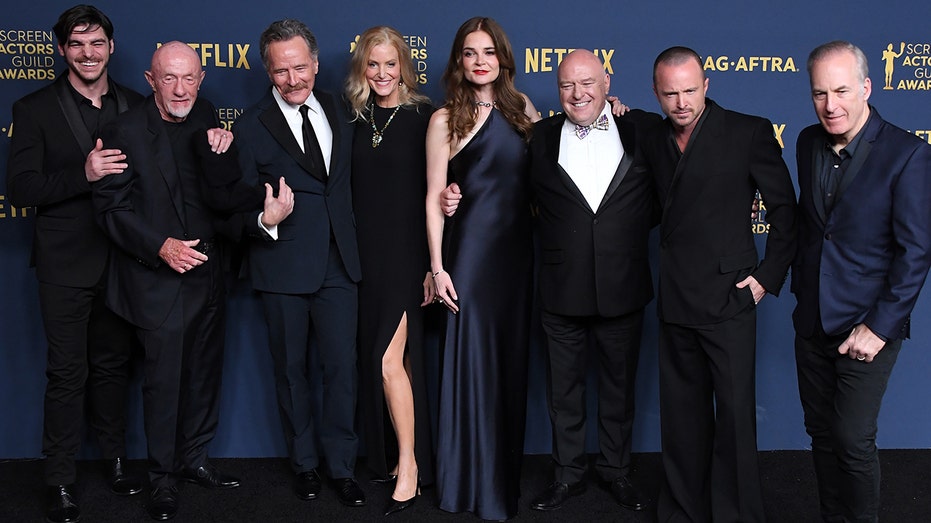 The cast of "Breaking Bad" at the SAG Awards.