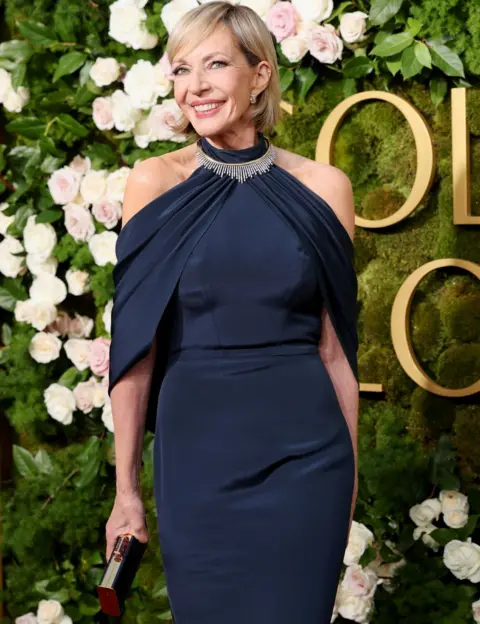 Getty Images Allison Janney attends the 82nd Annual Golden Globe Awards at The Beverly Hilton on January 05, 2025 in Beverly Hills, California