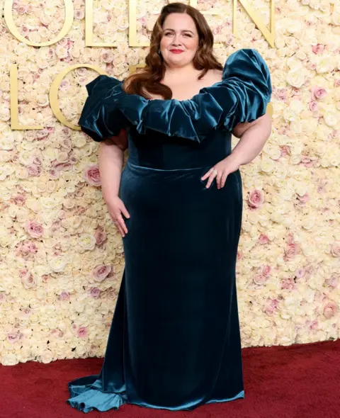 Getty Images Jessica Gunning attends the 82nd Annual Golden Globe Awards at The Beverly Hilton on January 05, 2025 in Beverly Hills, California