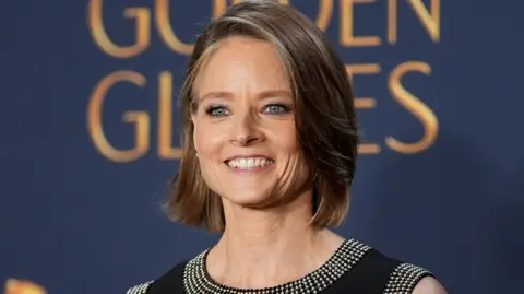 Getty Images Jodie Foster at Golden Globes