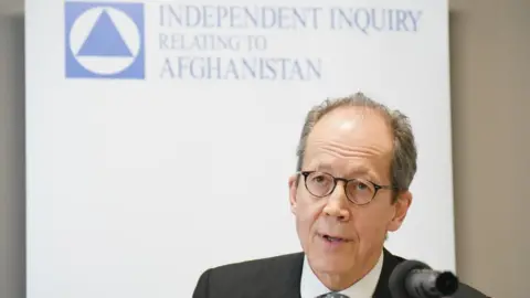 PA Media A picture of the Afghanistan Inquiry's chair Lord Justice Sir Charles Haddon-Cave