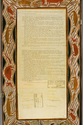 One of the Yirrkala bark petitions