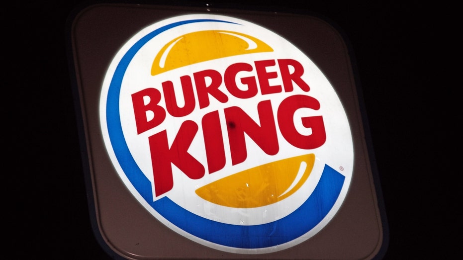 A Burger King sign