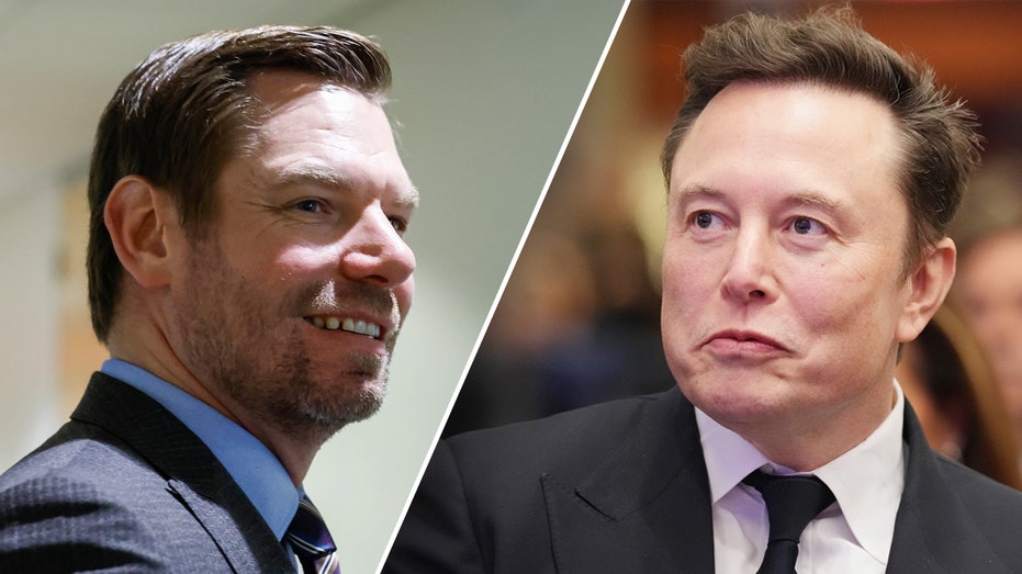 Eric Swalwell and Elon Musk