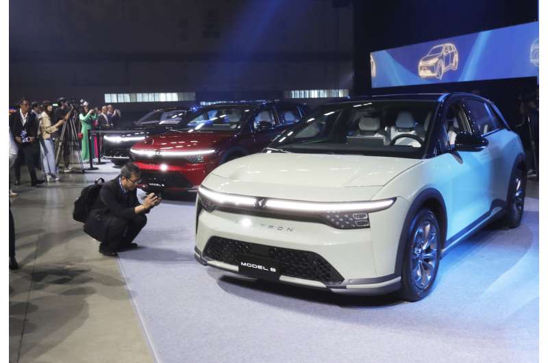 Taiwan iPhone maker Foxconn sets its sights on the ever more crowded EV market