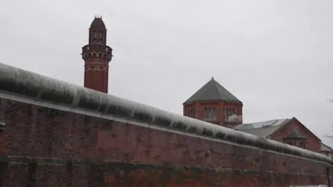 Manchester Prison's walls 