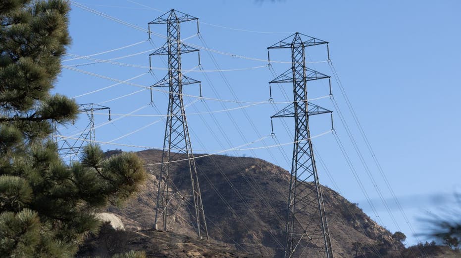 SoCal Edison power lines in California