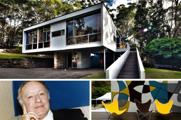 Harry Seidler and the Sydney house he designed for his parents. 