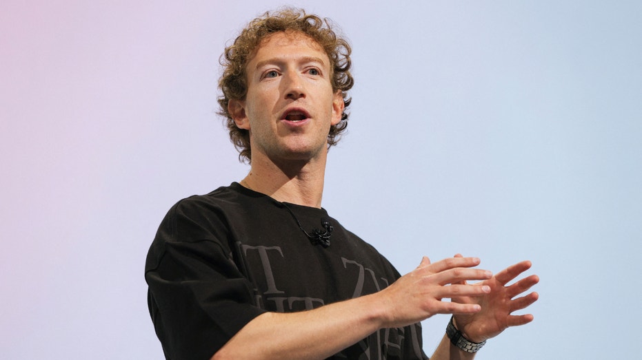 Meta CEO Mark Zuckerberg makes a keynote speech during the Meta Connect annual event at the company's headquarters in Menlo Park, California, on Sept. 25, 2024.