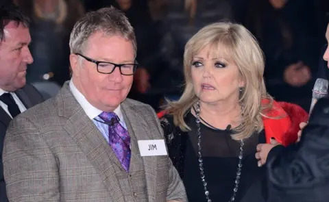 Getty Images Jim Davidson and Linda Nolan