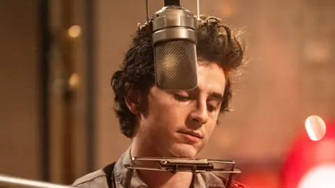 Searchlight Pictures Timothee Chalamet as Bob Dylan 