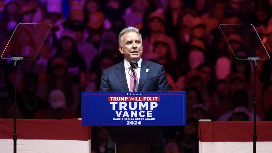 Steve Witkoff speaking at Trump campaign event