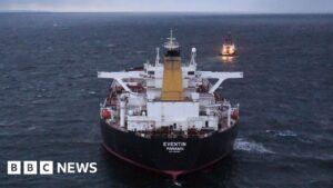 Germany says Russian ‘shadow’ oil tanker stuck in Baltic Sea