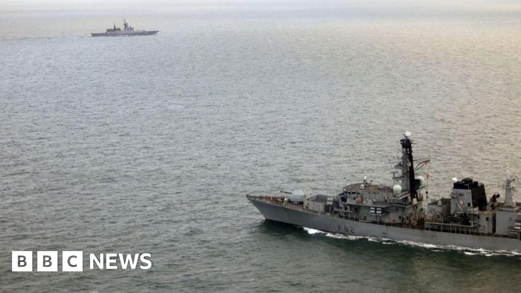 Royal Navy tracks Russian warship for five days off UK coast