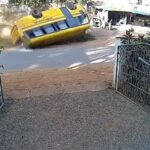 School Bus Flips Over In Kerala, Class 5 Student Falls, Crushed Under Wheels