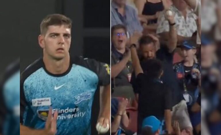 Epic Scenes In Big Bash League: Son Gets Hit For Six, Dad Catches Ball. Watch