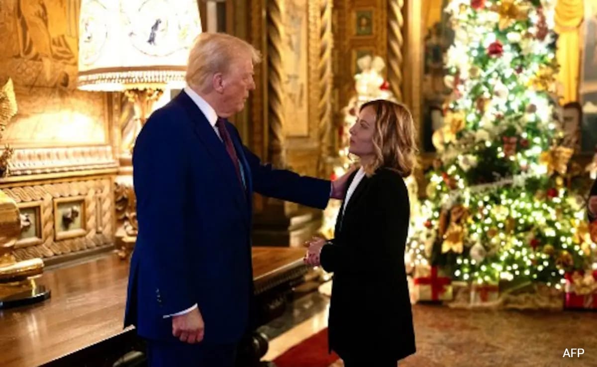 Trump Watches Movie With Italian PM Meloni, Calls Her “Fantastic Woman”