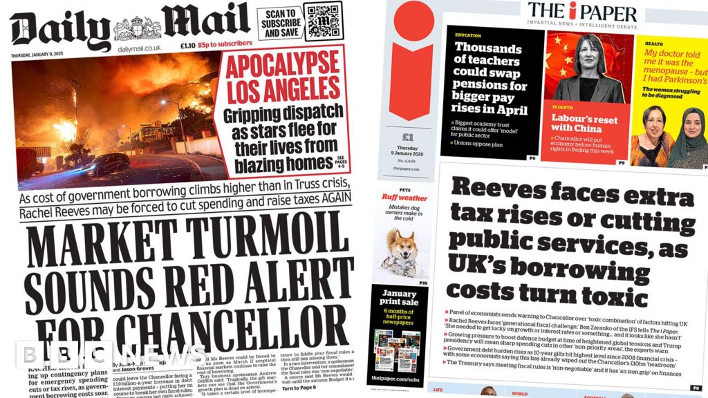 ‘Apocalypse’ LA and ‘Reeves faces extra tax rises’