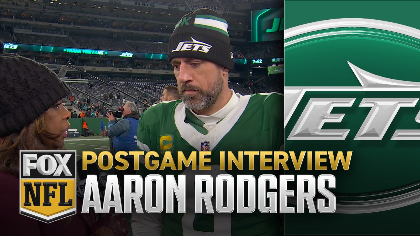 Aaron Rodgers discusses Jets future after dominant win over Dolphins | NFL on FOX