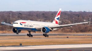 British Airways crewmember accidentally deploys emergency slide at airport