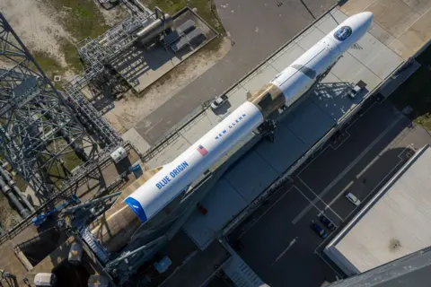 Blue Origin Media New Glenn is 98 metres high