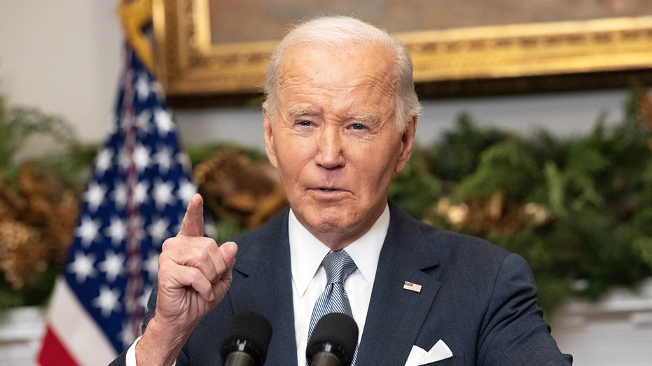 Joe Biden speaking closeup