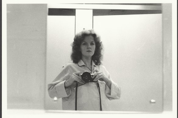 A self-portrait taken in 1979, the year before she died aged 30 of a rare liver disease.