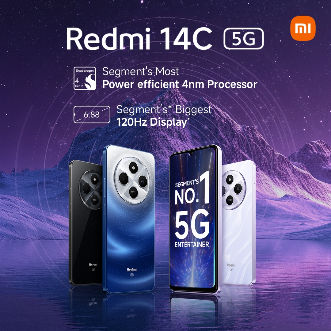 The People’s Smartphone: Redmi 14C 5G Elevates Budget Style and Entertainment