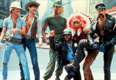 Village People on the street, though not in the gutter, in 1980. 