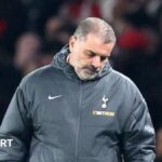 Ange Postecoglou on ‘thin ice’ at Tottenham after ‘unacceptable’ loss