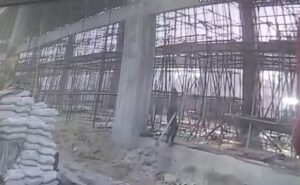 Moment When Under-Construction Building Collapsed In UP’s Kannauj