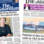 ‘Meta reins in fact-checking’ and A&E ‘flu crisis’